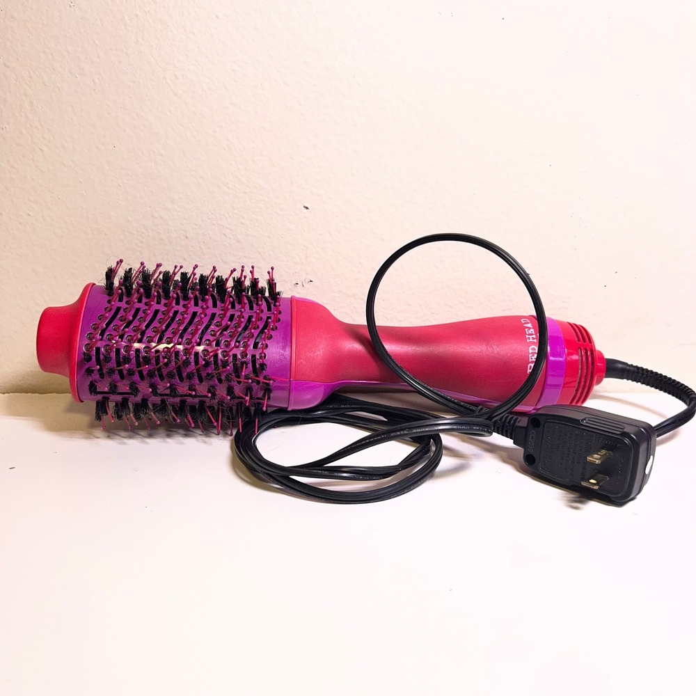 Bed Head TIGI One-Step Hair Dryer‎ Volumizer Hot Air Brush Pink Purple BH438
